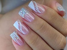 Elegant Touch Nails, Bridal Nails Designs, Velvet Nails, Halloween Acrylic Nails, Hello Nails, Gel Nail Art Designs, Ombre Nails Glitter