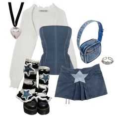 Kpop Fashion Outfits, 2000s Fashion, Casual Style Outfits