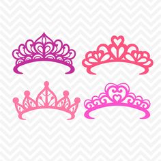 Princess Crown Svg, Tiara Svg, Crown Stencil, Crown Images, Crown Png, Crown Drawing, Crown Svg, Princess Decorations, Cricut Joy