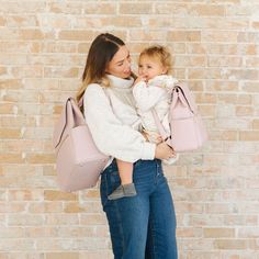 Petal Mini Classic Bag II Mini Classic Diaper Bag II Diaper Bag Day Trip Essentials, Bump Out, Mini Classic, Classic Bags, Backpack Straps, Matte Gold, Diaper Bag, Vegan Leather