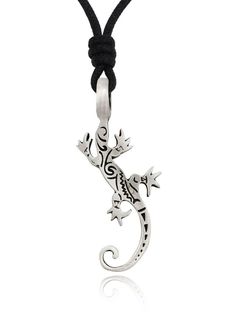 "Find your style, wear it with confidence." This beautiful silver pewter charm necklace pendant features an intricate design of a lizard gecko, inspired by Maori culture. The pendant hangs on an 18-inch cord chain, making it the perfect accessory for any occasion, such as weddings, anniversaries, birthdays, and graduations. The charm is made by Vietguild, a brand known for their high-quality and unique jewelry pieces. The cut grade of the charm is excellent, creating a stunning piece that is sure to catch the eye. This vintage necklace is perfect for those who love antique jewelry and unique designs. It is made of pewter and comes from Vietnam. Celebrate your love for lizards with this charming necklace. PRODUCT INFOR: Brand: VietsWay Item: Necklace SKU: JNT_01037 Style: Lizard Gecko Maori Lizard Gecko, Maori Culture, Māori Culture, Chain Making, Lizards, Find Your Style, Intricate Design, The Eye, Necklace Pendant