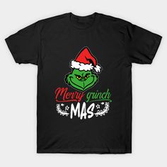 Merry Grinchmas -- Choose from our vast selection of Crewneck and V-Neck T-Shirts to match with your favorite design to make the perfect graphic T-Shirt. Pick your favorite: Classic, Boxy, Tri-Blend, V-Neck, or Premium. Customize your color! For men and women. Dance Team Shirts, Merry Grinchmas, Dance Team, Team Shirts, Christmas Shirts, Grinch, V Neck T Shirt, Graphic T Shirt, Graphic Tshirt