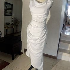 Custom Made Bridal Dress Size : S/M Custom Made For Someone That’s 5.8 And 153 Pounds Asymmetrical Dress, Custom Made, Bridal Dresses, Colorful Dresses, Womens Dresses, White, Women Shopping, Color