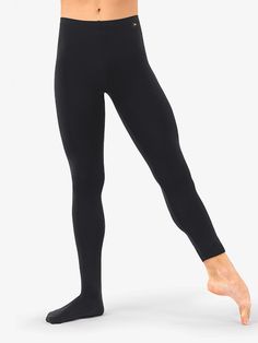 Mens Classic Full Length Tight Bottoms, Stretch Footless Leggings For Dancewear, Stretch Dancewear Footless Leggings, Stretch Footless Dancewear Leggings, Stretch Full Length Tights For Barre, High Stretch Footless Dance Bottoms, Classic Tight Full-length Bottoms, Stretch Footless Dancewear Bottoms, Tight Solid Color Bottoms For Barre