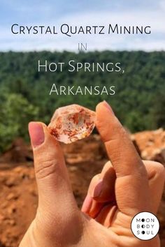 the cover of crystal quartz mine in hot springs, arkans