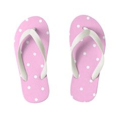 Pink Polka Dot Kids Flip Flops - summer gifts season diy template ideas Best Baby Doll, Tea Sets For Sale, Bubblegum Color, Personalized Flip Flops, Pretty Watches, Girls Flip Flops, Kids Flip Flops, Party Essentials, Summer Flip Flops