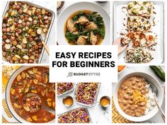 easy recipes for beginners that are great to use in the kitchen or as an appetizer