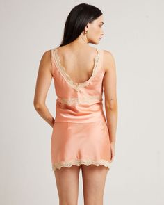 Slip Top, Lace Slip, Modern Trend, Pose Reference Photo, Women Lace, Lace Trim, Coral, Dry Clean, Trim