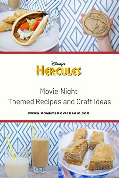 movie night themed recipes and craft ideas