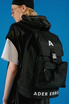 Ader error Backpack Reference, Ader Error, Bag Design, Men Fashion, New Collection, Backpack Bags, Packaging Design, Rain Jacket, Bags Designer