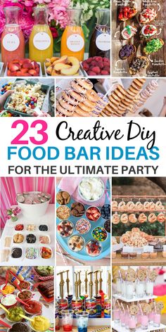 🍽 Get creative with fun food bar ideas that will make your next gathering unforgettable! 🌮✨ From taco bars to dessert stations, there's something for everyone to enjoy. 🍰🥗 Let your guests customize their plates with a variety of toppings and flavors for a truly interactive dining experience! Diy Food Bar, Beverage Station Party, Party Beverages, Michelada Recipe, Wedding Drink Station