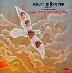 the album cover for return to forever featuring three white doves flying in the sky