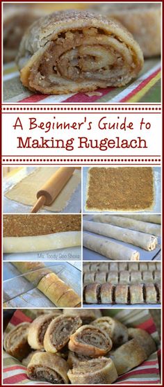 a beginner's guide to making rugelah with pictures of the process