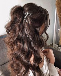 Grad Hairstyles, Bride Hairstyles For Long Hair, Cute Prom Hairstyles, Vintage Wedding Hair