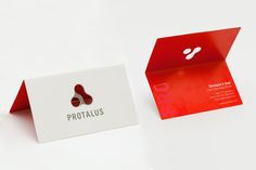 two business cards with the word protalus on them