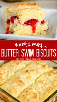 quick and easy butter swim biscuits