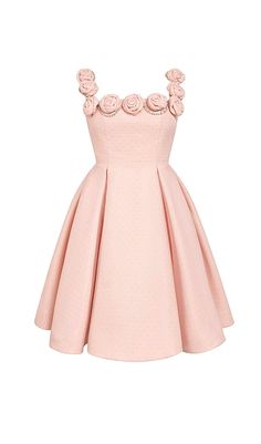 RHINESTONE ROSE APPLIQUE MINI DRESS IN PINK Feminine Mini Dresses With Rose Detail, Pink Mini Dress With Rose Detail For Evening, Feminine Prom Dress With Rose Detail, Feminine Rose Detail Prom Dress, Pink Mini Dress With Rose Detail, Feminine Pink Mini Dress With Rose Detail, Pink Sleeveless Mini Dress With Rose Detail, Elegant Rose Mini Dress With Rose Detail, Pink Embellished Mini Dress For Wedding