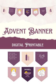 an advertise banner with the words, digital printables and other items