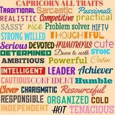 I created this for awhile. Capricorn Personality Traits, About Capricorn, Aquarius And Scorpio