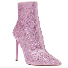 Nwot Steve Madden Pink Valora Bootie In Size 8.5. Product Details: Steve Madden Women's Boots | Valora Pink Perfectly Pink, This Shimmering Heeled Boot Will Elevate Even The Most Minimal Looks. The Classic Shape Features A Pointed Toe And Side Zip Entry For Practicality. Elevated By A Sparkly Rhinestone Upper, This Ankle Bootie Will Be Your New Fave. Synthetic Upper Material And Sole 3 Inch Heel Height Rhinestone Embellishments Chrome Heel Rhinestone Embellishments, Buy Shoes Online, 3 Inch Heels, Taylor Swift Style, Pink Shoes, Ankle Bootie, Buy Shoes, Steve Madden Shoes, Shoes Online