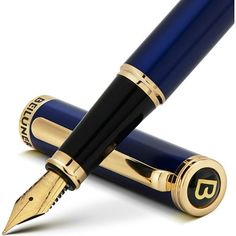 a fountain pen with the letter d on it