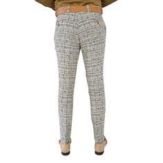 Our trousers have been offered to be paired with our Biscotti Tweed Jacket. Get the complete Sebastian Cruz Couture look today! Quality Details: Biscotti Tweed True to size Signature Fabric Woven In Italy Easy to hem to your preferred length Dry Clean Only Plain front Fabric Details: CO 72% PL 15% PO 7% AF 4% PL 2% Elegant Tweed Pants For Business, Elegant Tweed Pants For Tailoring, Elegant Tweed Bottoms For Business Casual, Elegant Tweed Bottoms For Business, Business Casual Tweed Pants With Herringbone Pattern, Tailored Tweed Pants For Business, Tweed Business Bottoms With Welt Pockets, Fitted Tweed Pants With Welt Pockets, Business Casual Tweed Bottoms With Welt Pockets