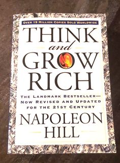 the book think and grow rich by napoleon hill is on display at the national museum