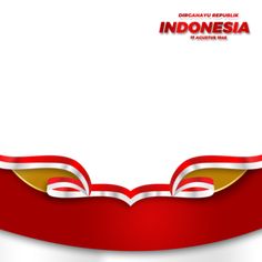 an abstract red and white background with the words indonesia on it