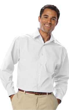 Experience timeless style and comfort in the Blue Generation Men's Long Sleeve Easy Care Stretch Poplin Shirt. This shirt is a must-have for any wardrobe, combining fashion, durability, and ease of maintenance with its wrinkle and stain resistant fabric. Whether you're dressing up for the office or dressing down for a casual event, this shirt is the perfect choice for big and tall men. Available in a range of classic colors, this shirt will bring a touch of sophistication to any outfit. You won' Clothes For Big Men, Tall Men, Online Clothing Store, Stain Resistant Fabric, Tall Guys, Poplin Shirt, Big And Tall, Online Clothing Stores, Dressed Down