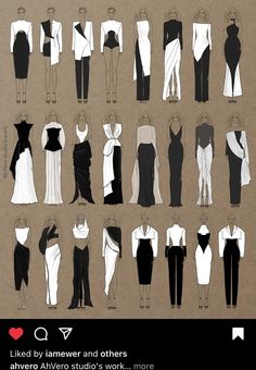 an image of different types of clothes