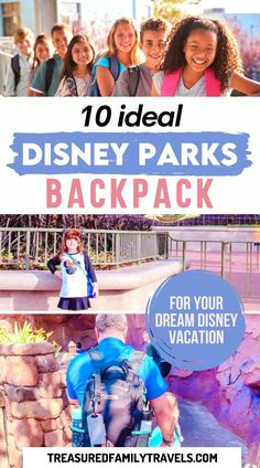 10 Ideal Disney Parks Backpack for your Dream Disney Vacation Backpack For Disney World, Backpack For Disney, Backpacks Disney, Disney Park Bag, Disney World Backpack, Disney Packing, Disney World Packing, Disney Backpack, Travel Disney