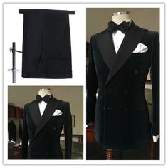 Black Tuxedo With Custom Fit And Suit Collar, Black Long Sleeve Tuxedo For Wedding, Black Long Sleeve Wedding Tuxedo, Black Slim Fit Wedding Blazer, Black Slim Fit Blazer For Wedding, Tailored Black Tuxedo For Groom, Black Tuxedo For Wedding, Black Tailored Suit For Groom, Tailored Black Suit For Groom