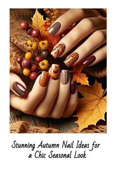 Autumn Nail, September Nails, Fall Manicure, Fall Nail Trends, Classy Nail Designs, Cute Nails For Fall, Spring Nail Colors, Seasonal Nails, Bold Patterns