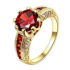 Red Jewelry, Jewelry Wedding Rings, Ruby Jewelry, Charm Rings, Rose Gold Jewelry, Gold Plated Rings, Jewelry Wedding, Wedding Rings For Women, Jewelry Party