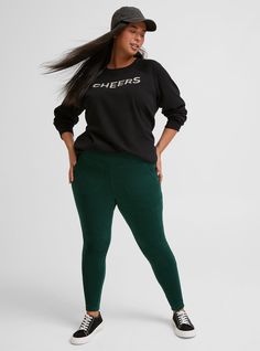 Matching Style(s): Search 18936430 FIT Model is 5'8” wearing size 1. Measures 27” inseam (size 2). MATERIALS + CARE Super Soft Micro Fleece knit fabric: The softest performance knit around! Plush and cozy, with all the breathability you need for active days and weekend romps. . Stretch level: Medium 4-way stretch. . Moisture wicking keeps you dry. . 88% polyester, 12% spandex. . Machine wash cold. Tumble dry low. . Imported. . DETAILS Functional pockets. . The best plus size women's happy camper micro fleece full length active legging with front pockets sport leggings in botanical garden made of supersoftmicrofleece. This sporty athletic-wear is great for looking good while you are working out, being active, playing your favorite sport, or doing yoga, Pilates, barre, zumba, biking, lifting Pilates Barre, Sport Leggings, Active Leggings, Happy Camper, Shopping Day, Matches Fashion, Happy Campers, Botanical Garden, Sports Leggings