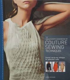 the front cover of a sewing book with an image of a woman's dress