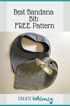 the best bandana bib free pattern