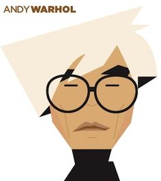 an image of andy warhol with glasses