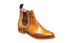 A classic Chelsea boot with intricate punched wing tip detail. Women Chelsea Boots, Barker Shoes, Womens Brown Ankle Boots, Wingtip Boots, Womens Work Boots, Oxford Brogues, Bespoke Shoes, Chelsea Boots Women, Leather Boots Women