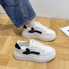 Tavimart Designer Platform Running Sneakers Women Tennis shoes Woman Walking Chunky Sneakers white Casual Slip on Vulcanized Shoes Women Tennis Shoes, Running Sneakers Women, Woman Walking, Womens Tennis Shoes, Sneakers Women, Chunky Sneakers, Shoes Woman, Running Sneakers, White Casual