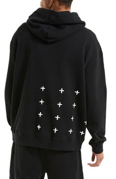 A 4x4 cross-print field backs up this oversized hoodie rendered in a substantial cotton knit. Style Name:Ksubi Kross Biggie Cotton Hoodie. Style Number: 6202600. Oversized Sporty Sweatshirt With Back Print, Sporty Oversized Sweatshirt With Back Print, Oversized Hoodie With Back Print, Oversized Hooded Hoodie With Back Print, Oversized Hoodie With Back Print For Fall, Oversized Fall Hoodie With Back Print, Oversized Sweatshirt With Back Print For Fall, Oversized Fall Sweatshirt With Back Print, Oversized Hoodie Men