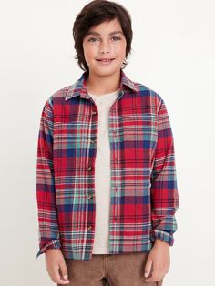 Long-Sleeve Flannel Pocket Shirt for Boys | Old Navy Flannel Boys, Shirt For Boys, Pajamas Gift, Long Sleeve Flannel, Family Maternity, Family Pajamas, Pocket Shirt, Boys Long Sleeve, Boys Top