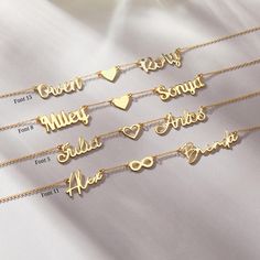 14k Gold Two Name Necklace with Symbols, Couple Name Necklace, 2 Name Necklace, Kids Name Necklace, Dainty Double Name Jewelry for Women * Material:   ! High Quality Solid 925 Sterling Silver * Finish:   ! Sterling Silver ∙ 14K Gold ∙ Rose Gold Chains have patents and stamps. (925K) * CHAIN SIZES: 14 inches (36 cm) - Age 5 years or Under 16 inches (41 cm) - Age 6-18 years 18 inches (46 cm) - Ideal and popular size for women 20 inches (51 cm) 22 inches (56 cm) ! Check the infographics for your mo Dainty Name Necklaces For Anniversary, Dainty Anniversary Necklaces With Names, 14k Gold Name Necklaces For Weddings, Gold Charm Necklace With Names For Birthdays, Gold Charm Necklace For Birthday With Names, Gold Jewelry With Names For Mother's Day, Mother's Day Gold Jewelry With Names, Gold Name Necklaces For Anniversary, Gold Charm Necklace With Names For Anniversary