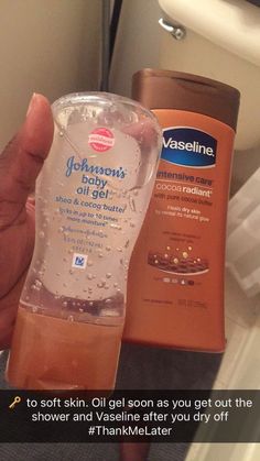 Baby Oil Gel, Healing Dry Skin, Glow Skin, Baby Oil, Skin Tips, Health And Beauty Tips, Hair Skin, Skin So Soft