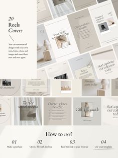 20 Minimalist Reel Covers for Canva - The Suppply Co Instagram Cover, Cover Templates, Social Media Templates, Increase Engagement, Business People, Interior Design Portfolio, Cover Template, Instagram Design, Creative People