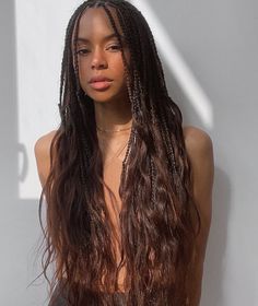 Braids Summer 2024, Zoey Kravitz Braids, Knotless Box Braids Ideas, Box Braids Ideas, Knotless Box Braids, Braids Ideas, Braid Inspiration, Braids Hairstyles Pictures, Cute Box Braids Hairstyles