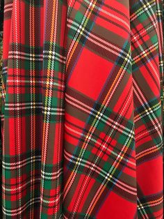 4-way Stretch Printed Spandex Fabric Red Christmas Plaid - Etsy Plaid Clothes, Best Bow, Plaid Outfits, Fabric Red, Christmas Plaid, Plaid Christmas, Outdoor Fabric, Red Plaid, Spandex Fabric