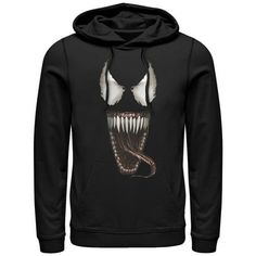 Join the adventure with a Marvel Venom sweatshirt. Shop cool Venom villain designs today! Size: XL.  Color: Black.  Gender: male.  Age Group: adult. Baby Marvel, Black Panther 2018, Marvel Venom, Marvel Deadpool, Black Panther Marvel, Man Thing Marvel, Tee Outfit, Venom, White Hoodie