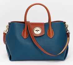 Polished and practical, the turnlock flap of this mid-size tote grabs your attention and won't let go. But, it's the smartly organized interior that keeps you coming back for more. From Dooney & Bourke. Leather Satchel With Cc Turnlock Closure And Double Handle, Blue Leather Shoulder Bag With Cc Turnlock Closure, Leather Tote Shoulder Bag With Cc Turnlock Closure, Daily Use Top Handle Shoulder Bag With Cc Turnlock, Leather Satchel With Cc Turnlock Closure, Tote Bags With Cc Turnlock Closure For Daily Use, Blue Travel Bag With Turn-lock Closure, Blue Office Bag With Turn-lock Closure, Leather Satchel With Cc Turnlock For Office