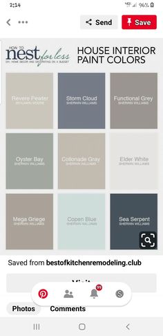 the best paint colors for your home is in this pinter's page, which shows